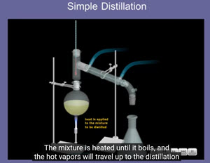 Distillation tutorial screenshot